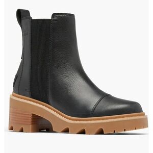 Sorel Black Joan Now Waterproof Chelsea Boot